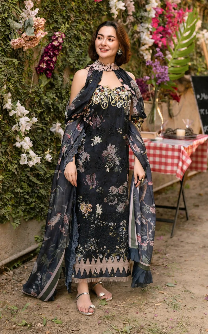 Asifa Nabeel Luxury Embroidered Lawn Suit Collection