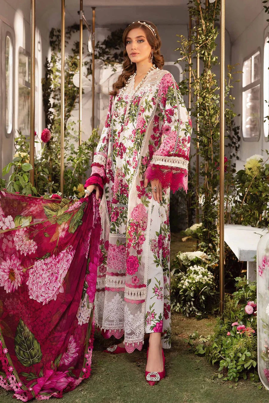 Maria B M Print Luxury Lawn Suit Collection