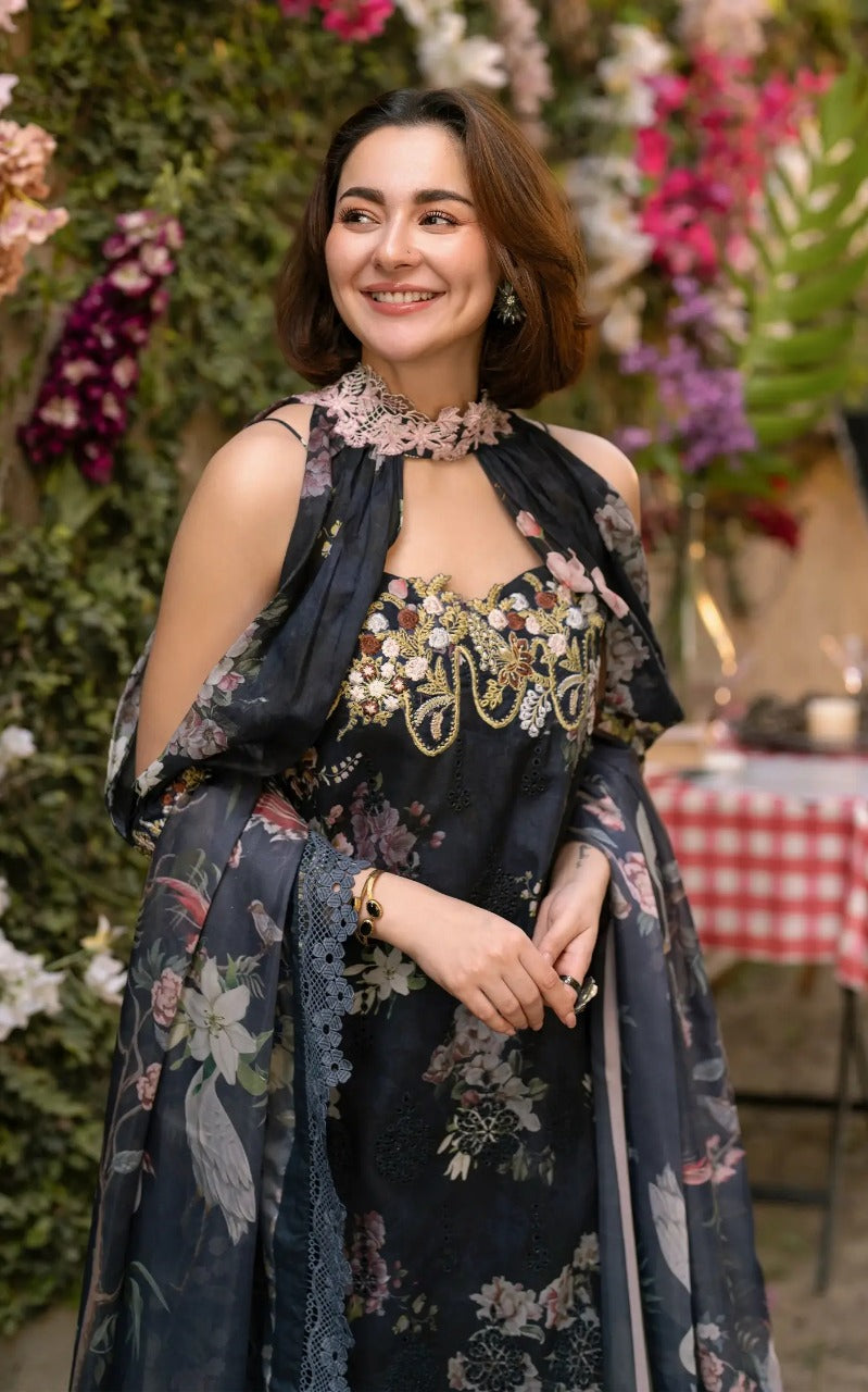 Asifa Nabeel Luxury Embroidered Lawn Suit Collection