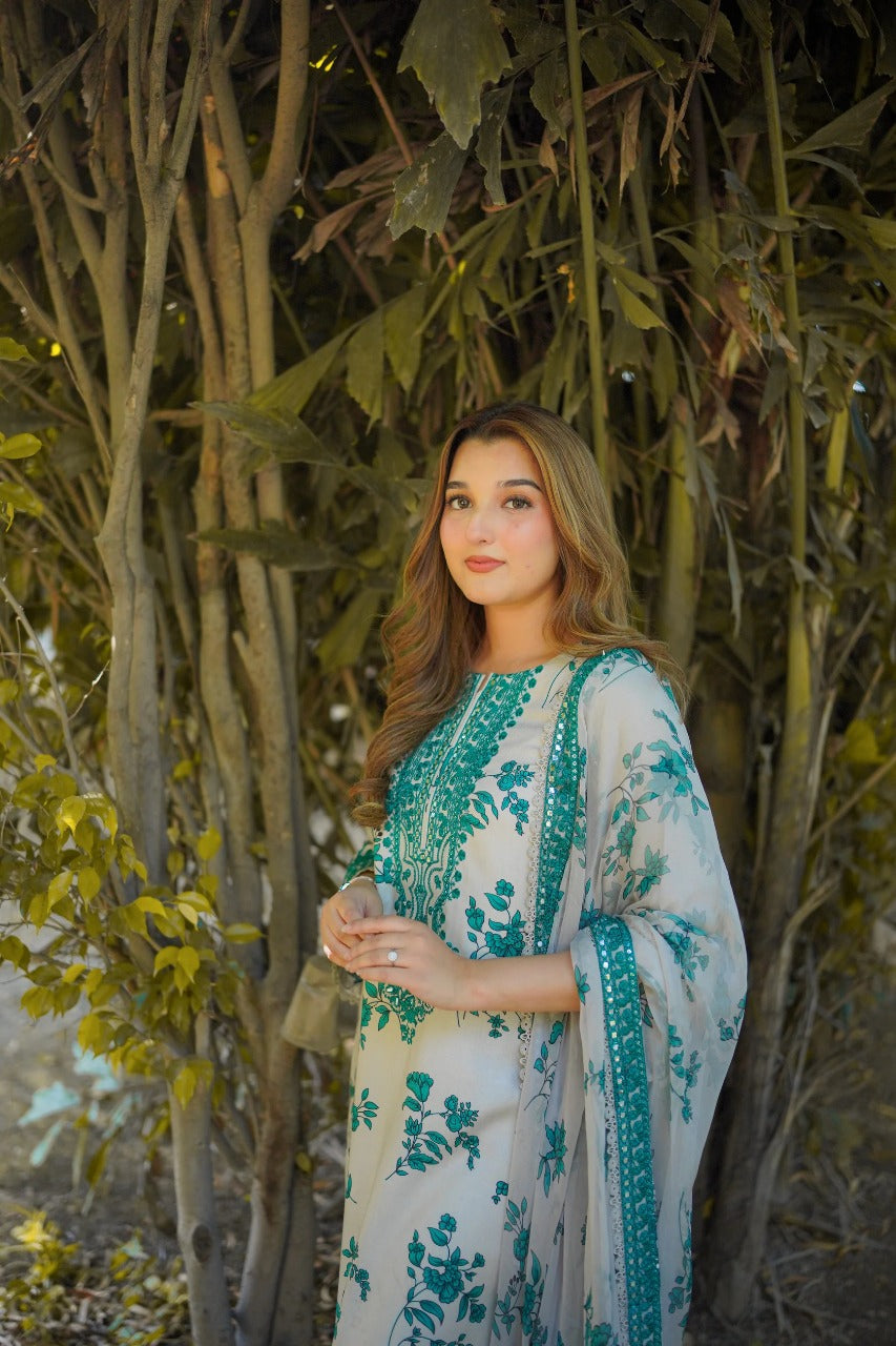 Aneelies Silk Luxury 3pcs Suit Collection