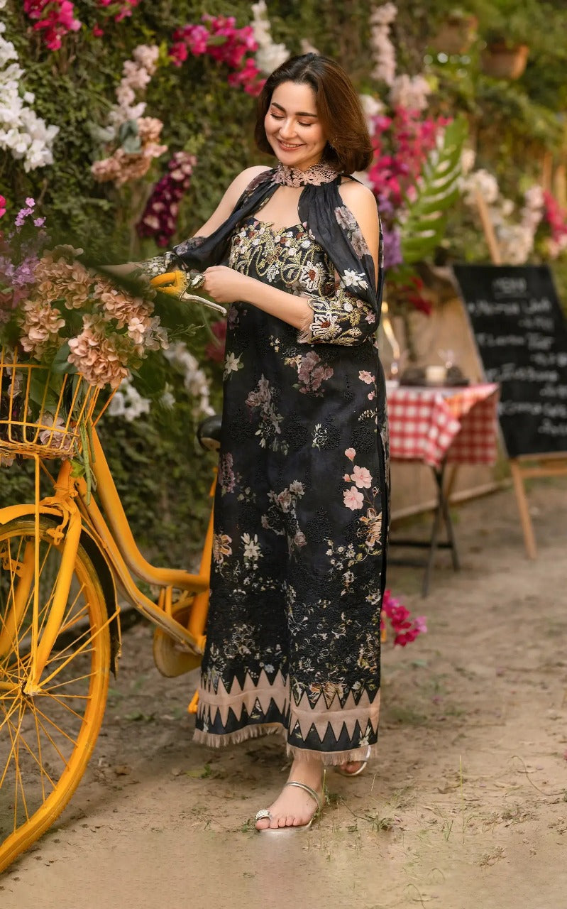 Asifa Nabeel Luxury Embroidered Lawn Suit Collection