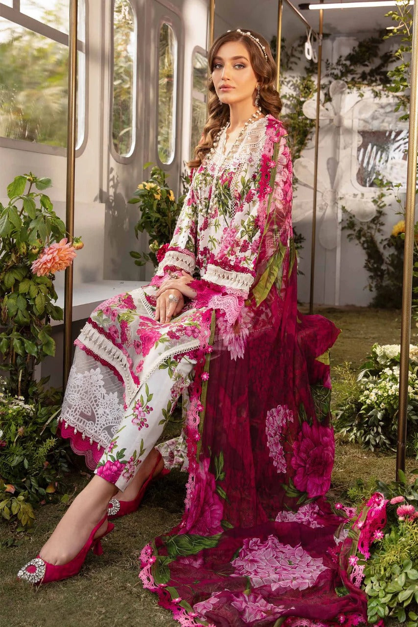 Maria B M Print Luxury Lawn Suit Collection
