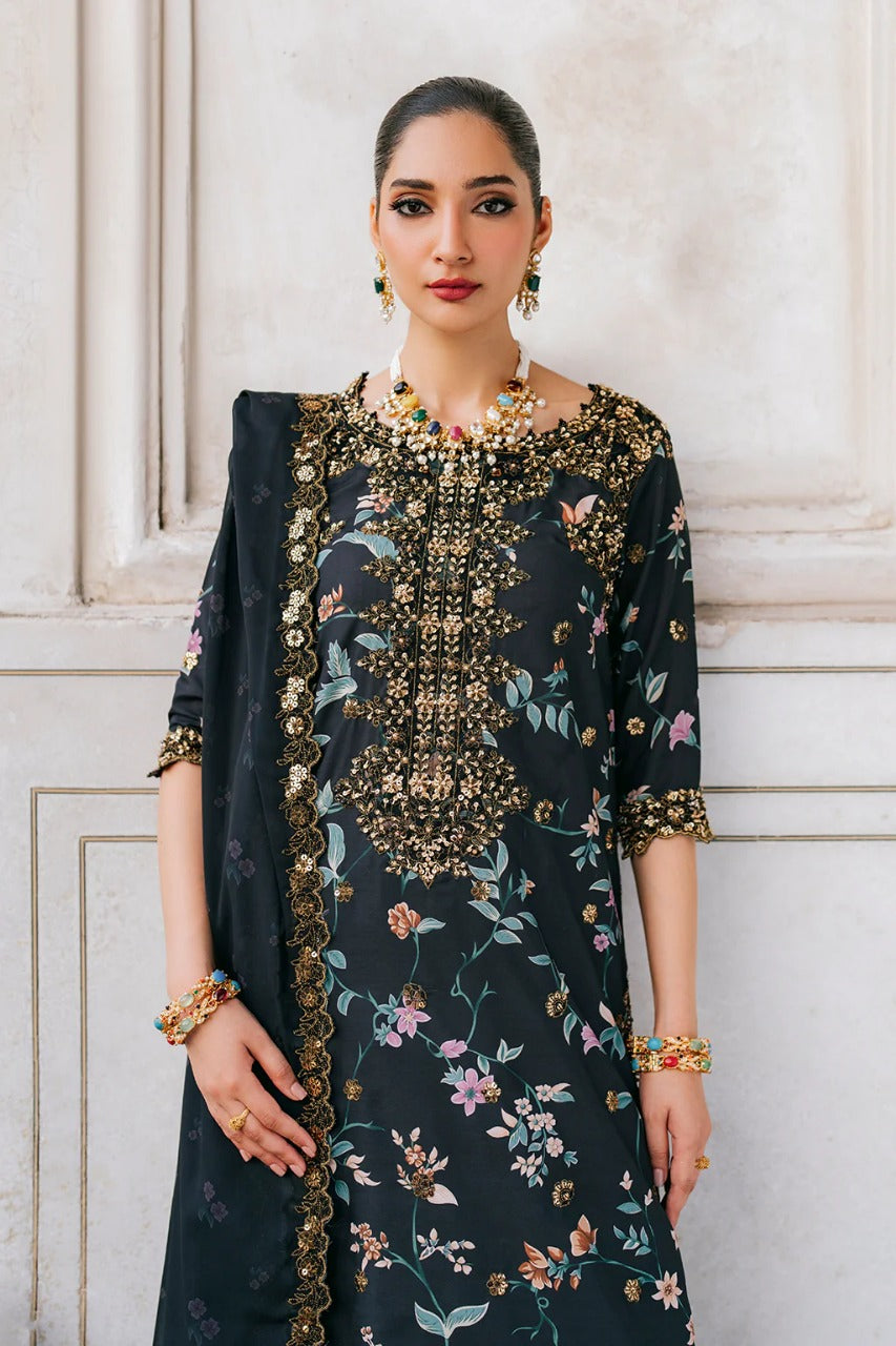 IZNIK EMBROIDERED DIGITAL PRINTED LAWN SUIT