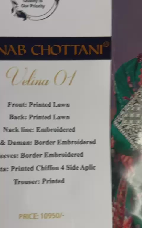 Zainab Chottani Luxury Lawn Suit Collection